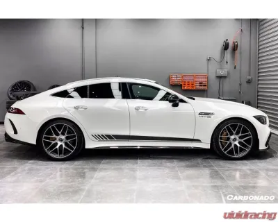 Carbonado CFRP OEM Style Side Skirts Mercedes Benz AMG GT63 | S 4Door Coupe X290 2019+ - CF8512OE-SS