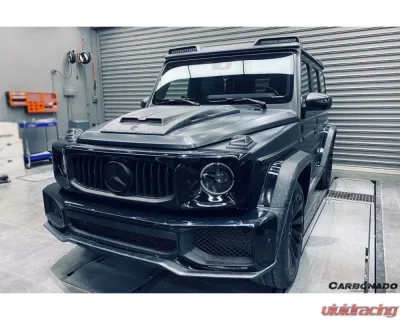 Carbonado CFRP BR Style Hood Scoope Mercedes Benz G-Class W464 G-Wagen 2019-2021 - CF8516BRS-HS