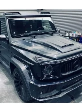 Carbonado CFRP BR Style Hood Scoope Mercedes Benz G-Class W464 G-Wagen 2019-2021                                     - CF8516BRS-HS - Image 15