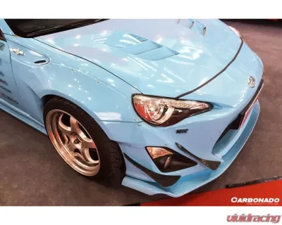 Carbonado CFRP RBY1 Style Canard Scion | Toyota | Subaru 2012-2014 - CF8876RBY.CRD