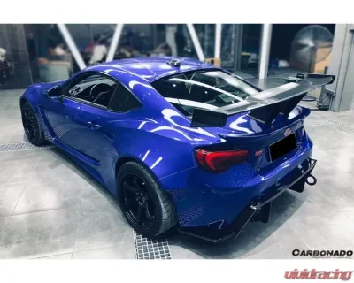 Carbonado CFRP VTX Style Trunk Spoiler for Scion FRS, Toyota GT86, Subaru BRZ 2012-2020 - CF8877VTX-W