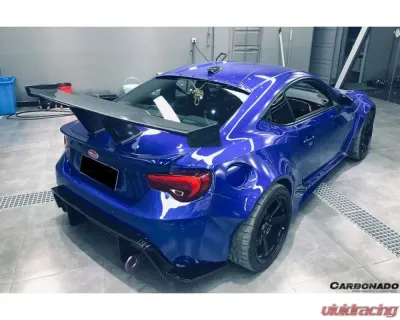 Carbonado CFRP VTX Style Trunk Spoiler for Scion FRS, Toyota GT86, Subaru BRZ 2012-2020 - CF8877VTX-W
