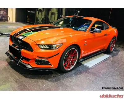 Carbonado CFRP APR Style Front Lip Underboard Ford Mustang 2014-2017 - CF8992APR-FL