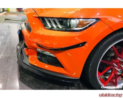 Carbonado CFRP APR Style Front Lip Underboard Ford Mustang 2014-2017 - CF8992APR-FL