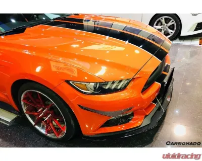 Carbonado CFRP APR Style Front Lip Underboard Ford Mustang 2014-2017 - CF8992APR-FL