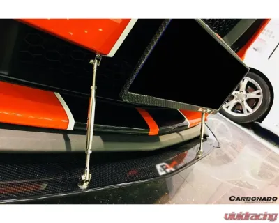 Carbonado CFRP APR Style Front Lip Underboard Ford Mustang 2014-2017 - CF8992APR-FL