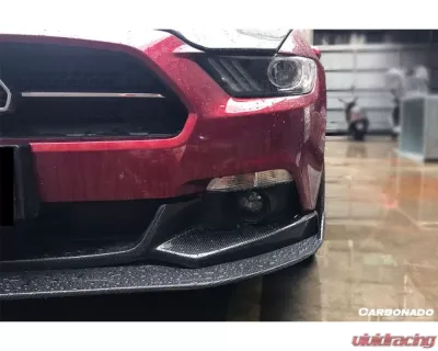 Carbonado Carbonado CFRP HY Style Front Lip for Ford Mustang 2014-2017 - CF8992HY.FL