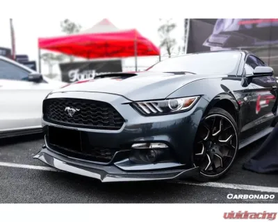 Carbonado CFRP RSH Style Front Lip for Ford Mustang 2014-2017 - CF8992RSH.FL