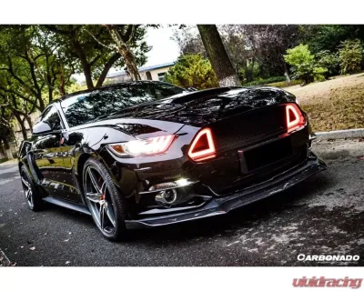 Carbonado CFRP RSH Style Front Lip for Ford Mustang 2014-2017 - CF8992RSH.FL