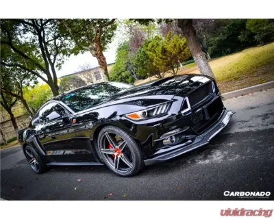 Carbonado CFRP RSH Style Front Lip for Ford Mustang 2014-2017 - CF8992RSH.FL