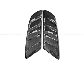 Carbonado CFRP Rsh Style Heat Extractors Hood Scoops Ford Mustang 2014-2017