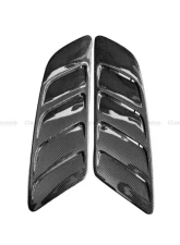 Carbonado Carbon Fiber RSH Style Heat Extractors Hood Scoops for Ford Mustang 2014-2017                                     - CF8992RSH.HS - Image 5