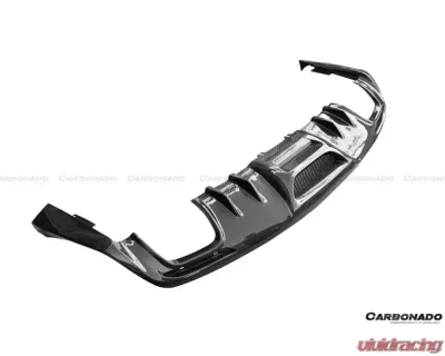 Carbonado FGCF Rsh Style Carbon Rear Lip Ford Mustang 2014-2017 - FGCF8992RSH.RD