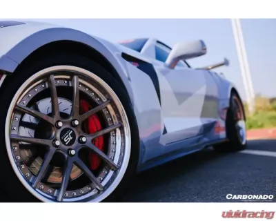 Carbonado CFRP APR Style Side Skirts Chevrolet Corvette C7 2013-2019 - CF8993APR.SS