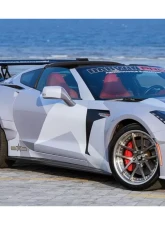 Carbonado CFRP APR Style Side Skirts Chevrolet Corvette C7 2013-2019                                     - CF8993APR.SS - Image 6