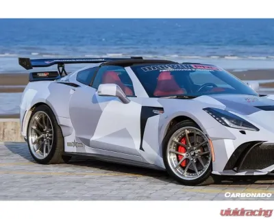 Carbonado CFRP APR Style Side Skirts Chevrolet Corvette C7 2013-2019 - CF8993APR.SS