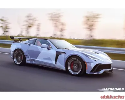 Carbonado CFRP APR Style Side Skirts Chevrolet Corvette C7 2013-2019 - CF8993APR.SS