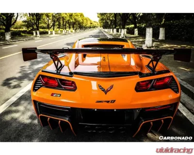 Carbonado CFRP APR Style Trunk Spoiler Chevrolet Corvette C7 | Z06 2013-2019 - CF8993APR.W