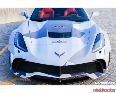 Carbonado CFRP OE Style Hood Vent Chevrolet Corvette C7 | Z51 2013-2019 - CF8993OEM-HV