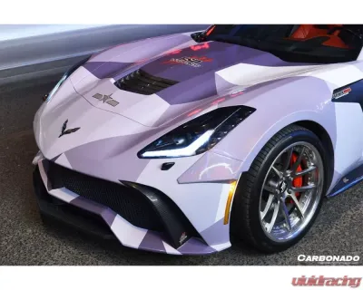 Carbonado CFRP OE Style Hood Vent Chevrolet Corvette C7 | Z51 2013-2019 - CF8993OEM-HV