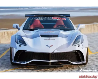 Carbonado CFRP OE Style Hood Vent Chevrolet Corvette C7 | Z51 2013-2019 - CF8993OEM-HV