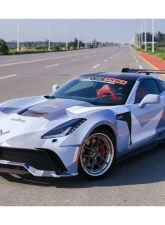 Carbonado CFRP OE Style Hood Vent Chevrolet Corvette C7 | Z51 2013-2019                                     - CF8993OEM-HV - Image 10