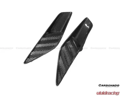 Carbonado CFRP OE Style Rear Quarter Panel Vent Chevrolet Corvette C7 | Z51 2013-2019 - CF8993OEM-RQV