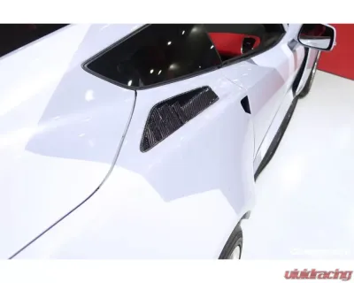 Carbonado CFRP OE Style Rear Quarter Panel Vent Chevrolet Corvette C7 | Z51 2013-2019 - CF8993OEM-RQV