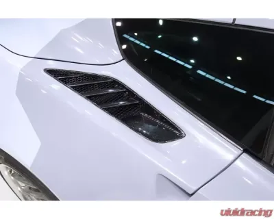 Carbonado CFRP OE Style Rear Quarter Panel Vent Chevrolet Corvette C7 | Z51 2013-2019 - CF8993OEM-RQV