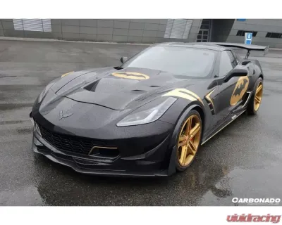 Carbonado CFRP Canards Chevrolet Corvette C7 | Z06 2013-2019 - CF8993PDOEM-CRD