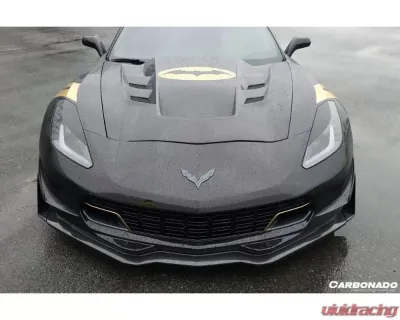 Carbonado CFRP Canards Chevrolet Corvette C7 | Z06 2013-2019 - CF8993PDOEM-CRD