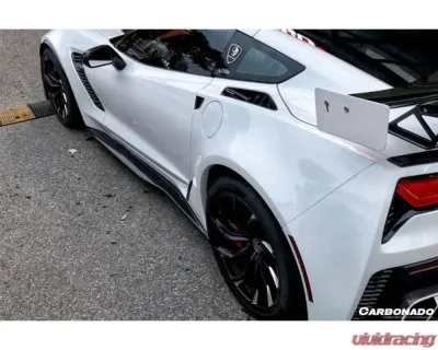 Carbonado CFRP APR Style Side Skirts Chevrolet Corvette Z06 Grandsport 2013-2019 - CF8994APR-SS