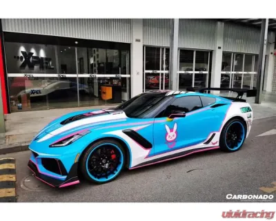 Carbonado CFRP APR Style Side Skirts Chevrolet Corvette Z06 Grandsport 2013-2019 - CF8994APR-SS