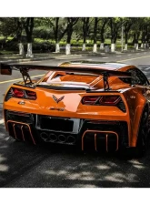 Carbonado CFRP APR Style Trunk Spoiler Chevrolet Corvette C7 | Z06 2013-2019                                     - CF8994Z06OEM-3-TS - Image 7