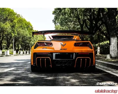 Carbonado CFRP APR Style Trunk Spoiler Chevrolet Corvette C7 | Z06 2013-2019 - CF8994Z06OEM-3-TS