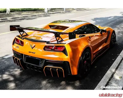 Carbonado CFRP APR Style Trunk Spoiler Chevrolet Corvette C7 | Z06 2013-2019 - CF8994Z06OEM-3-TS