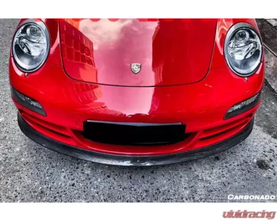 CARBONADO Carbonado CFRP TA Style Front Lip for Porsche 911 997.1 Carrera/S 2005-2008 - CF9310TA.L