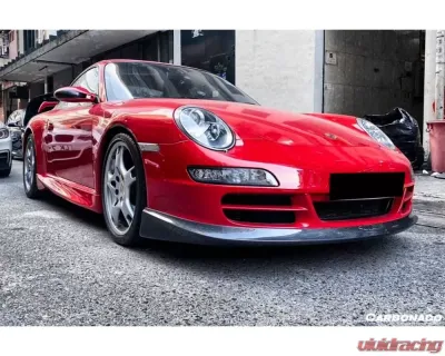 CARBONADO Carbonado CFRP TA Style Front Lip for Porsche 911 997.1 Carrera/S 2005-2008 - CF9310TA.L