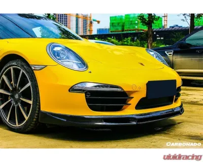 CARBONADO Carbonado CFRP VRS Style Front Lip for Porsche 911 991.1 Carrera/S/4S 2012-2015 - CF9315VRS.L