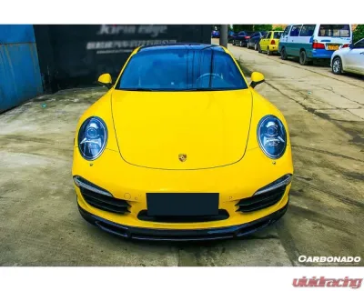 CARBONADO Carbonado CFRP VRS Style Front Lip for Porsche 911 991.1 Carrera/S/4S 2012-2015 - CF9315VRS.L