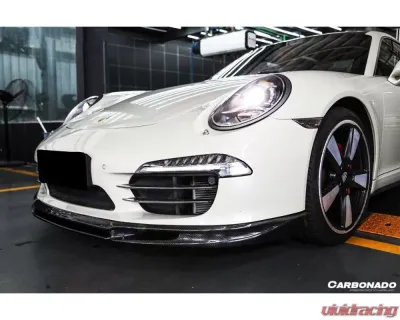 CARBONADO Carbonado CFRP VRS Style Front Lip for Porsche 911 991.1 Carrera/S/4S 2012-2015 - CF9315VRS.L