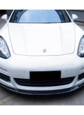 Carbonado Carbon Fiber Reinforced Plastic GMT Style Front Lip for Porsche Panamera 970.2 2013-2016                                     - CF9319GMT-FL - Image 4