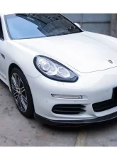 Carbonado Carbon Fiber Reinforced Plastic GMT Style Front Lip for Porsche Panamera 970.2 2013-2016                                     - CF9319GMT-FL - Image 5