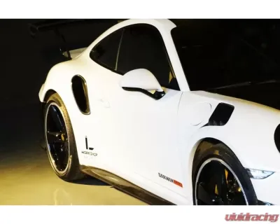 Carbonado CFRP OEM Style Quarter Panel Side Scoops Porsche 911 991 Turbo S 2013-2019 - CF9320OEM-QPS