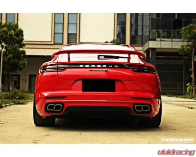 Carbonado CFRP TA Style Trunk Spoiler for Porsche Panamera 971 2017-2021 - CF9324TA-W