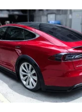 Carbonado CFRP RS Style Rear Lip Tesla Model S Pre-Facelift 2012-2015                                     - CF9401RZS-RD - Image 11