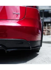 Carbonado CFRP RS Style Rear Lip Tesla Model S Pre-Facelift 2012-2015                                     - CF9401RZS-RD - Image 6