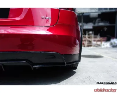 Carbonado CFRP RS Style Rear Lip Tesla Model S Pre-Facelift 2012-2015 - CF9401RZS-RD