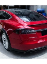 Carbonado CFRP RS Style Rear Lip Tesla Model S Pre-Facelift 2012-2015                                     - CF9401RZS-RD - Image 10
