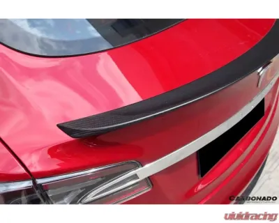 Carbonado Carbon Fiber RS Style Trunk Spoiler for Tesla Model S Pre-Facelift 2012-2015 - CF9401RZS-TS